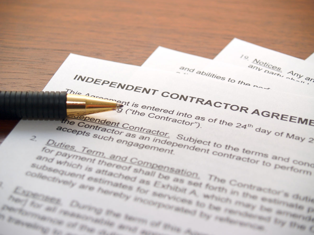 Independent contractor ABC test.
